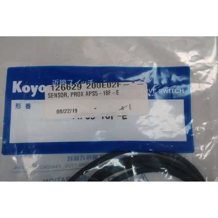 Koyo 24V-Dc Proximity Switch APS5-18F-E